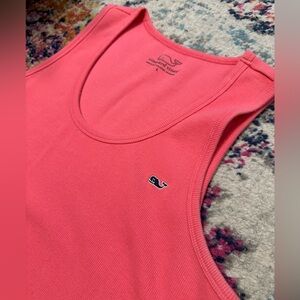 Pink Vineyard Vines tank, size large
